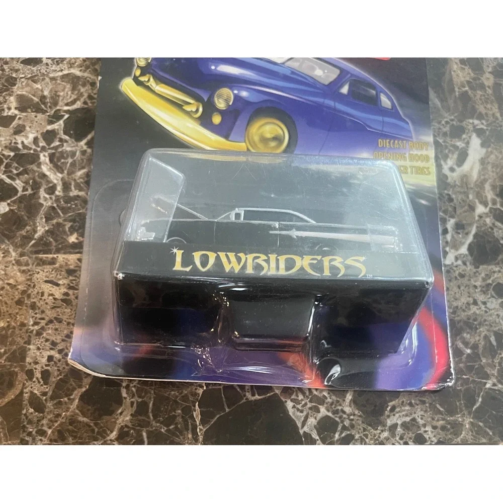 Racing Champions Lowriders 60 Chevy Impala Black Silver Diecast Car 99300 NEW